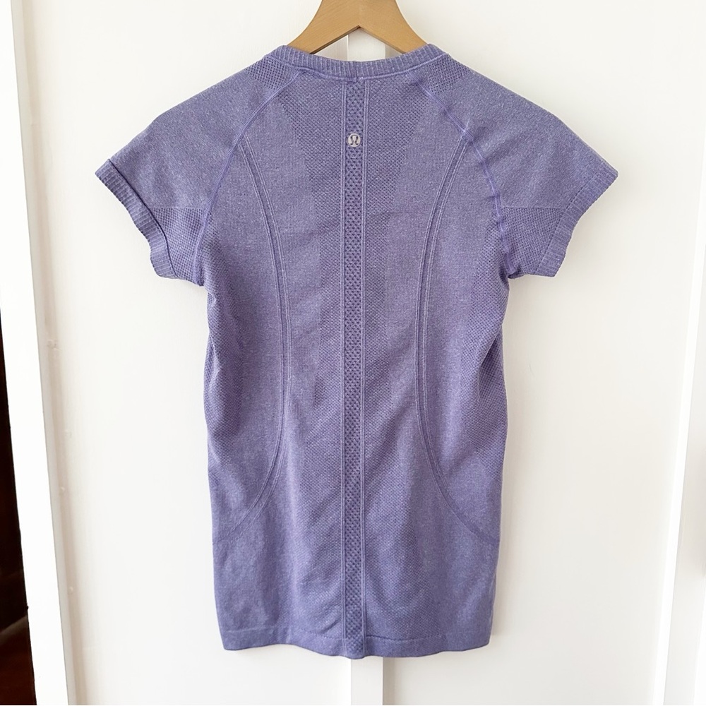 lululemon athletica Purple Short Sleeve Tee - Picture 2 of 3